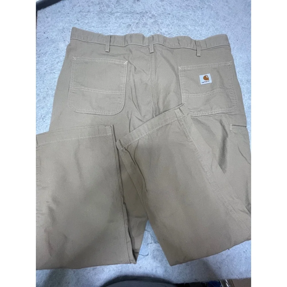 Carhartt‎ B299 DKH Relaxed Fit Canvas Work Pants Mens 40x30 Khaki Tan Carpenter